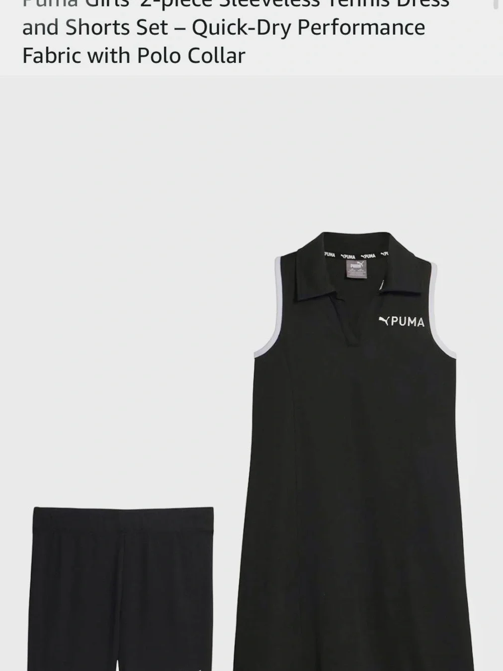 Puma 2 Piece Active Dress and Shorts Set - Big Girls - Size XL - NWT - Picture 5 of 16